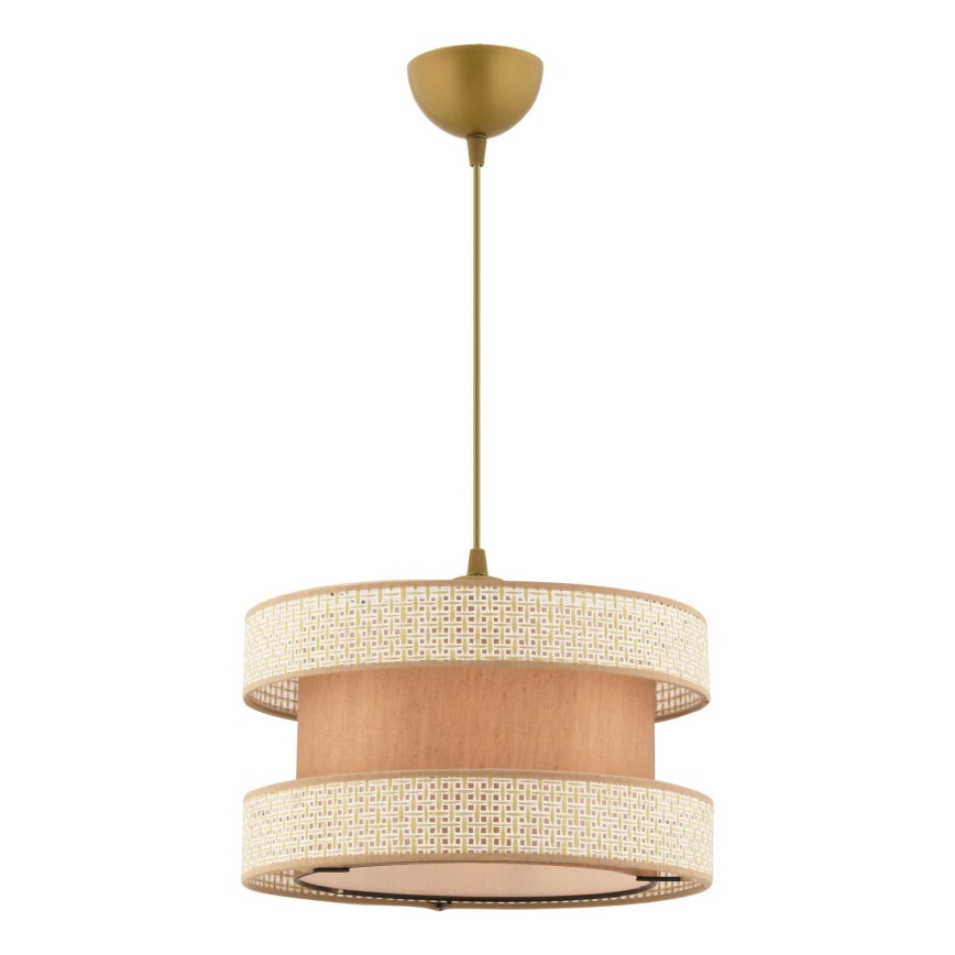 Pendel på kabel HALO 1xE27/60W/230V beige/creme