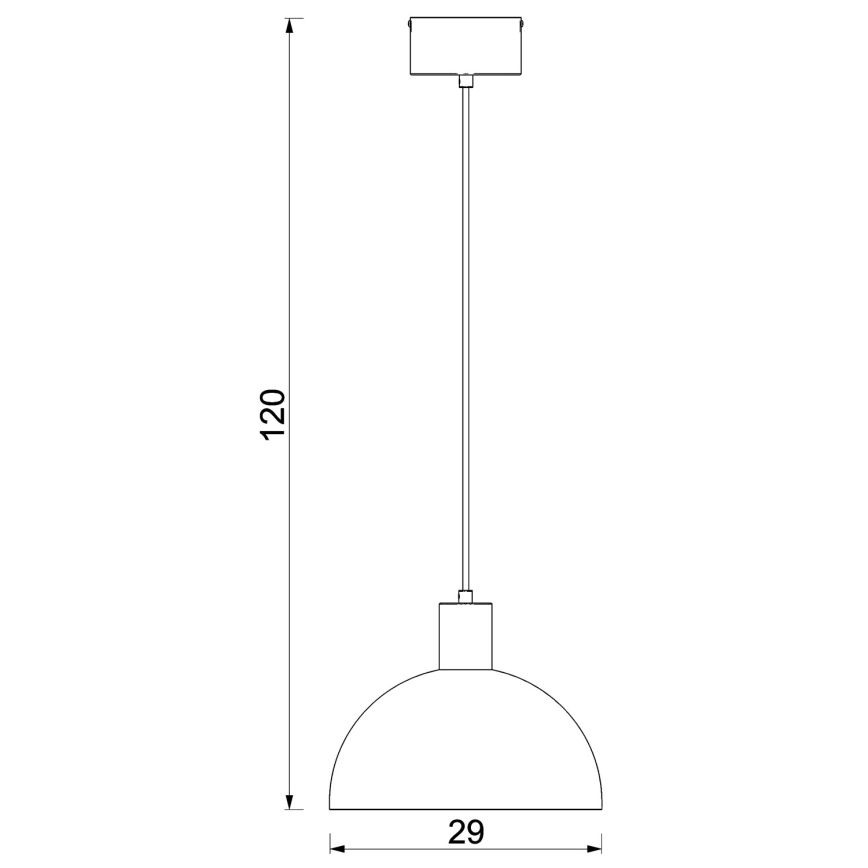 Pendel på kabel HANDA 1xE27/15W/230V brun