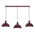 Pendel på kabel HANDA 3xE27/15W/230V bordeaux