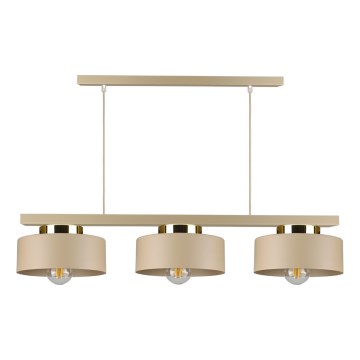 Pendel på kabel IGNIA 3xE27/60W/230V taupe