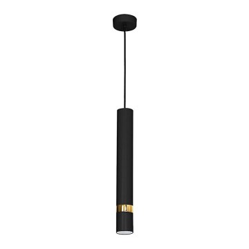 Pendel på kabel JOKER 1xGU10/25W/230V sort/guld