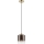 Pendel på kabel LIAH 1xE27/15W/230V, guld/røget brun