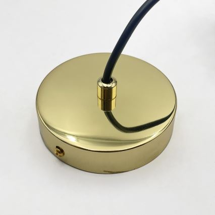 Pendel på kabel LIAH 1xE27/15W/230V, guld/røget brun