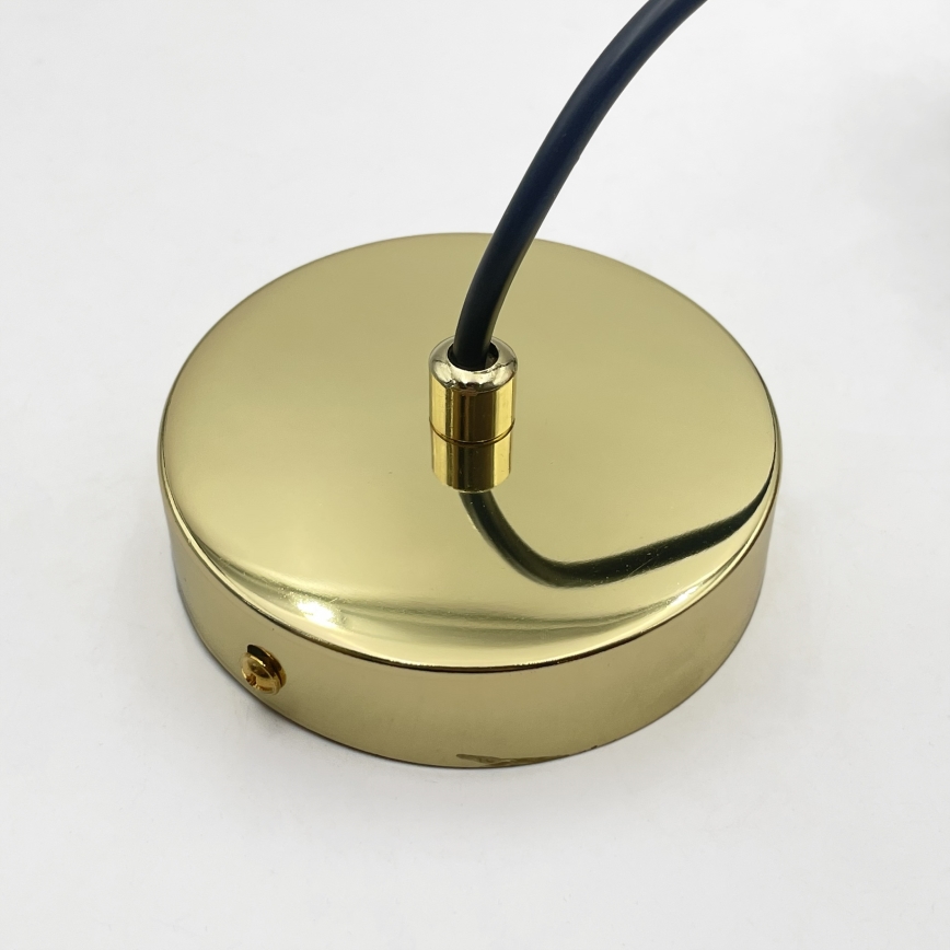 Pendel på kabel LIAH 1xE27/15W/230V, guld/røget brun