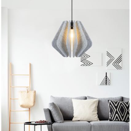 Pendel på kabel MARGARET 1xE27/40W/230V grå