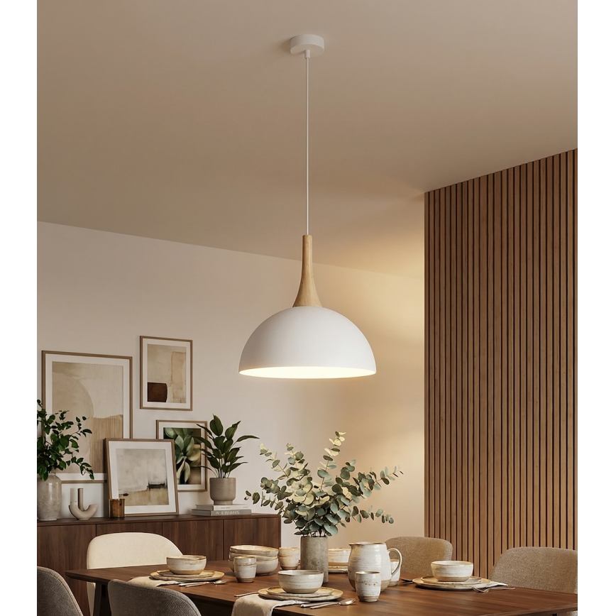 Pendel på kabel NAUTICA 1xGX53/12W/230V hvid
