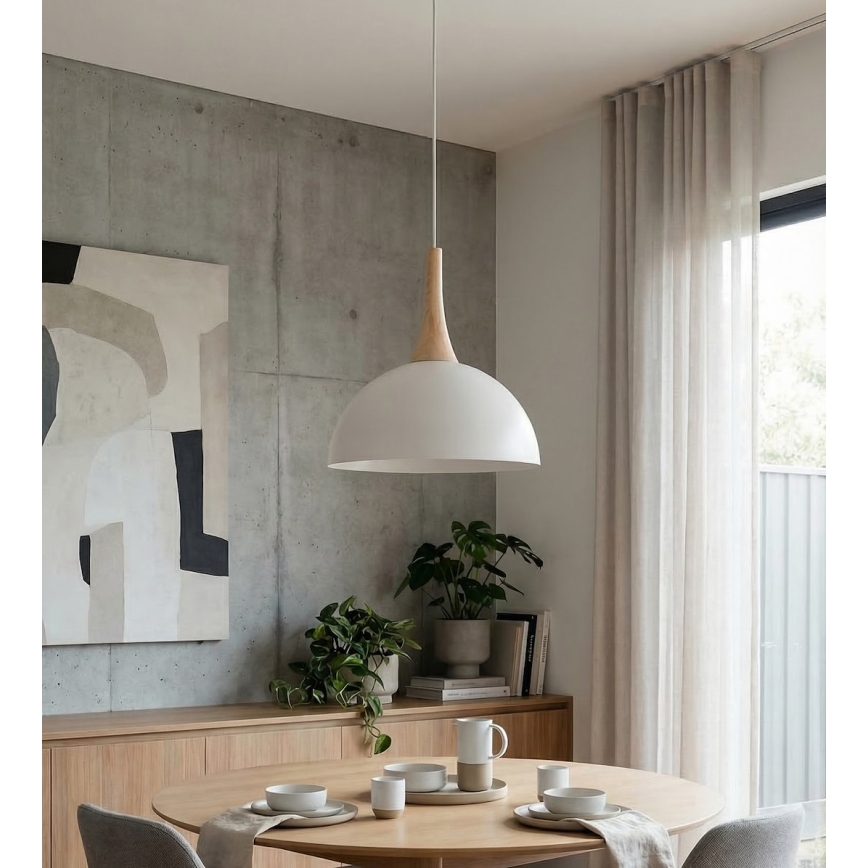 Pendel på kabel NAUTICA 1xGX53/12W/230V hvid