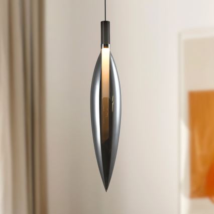 Pendel på kabel NORDIC 1xG9/5W/230V sort krom