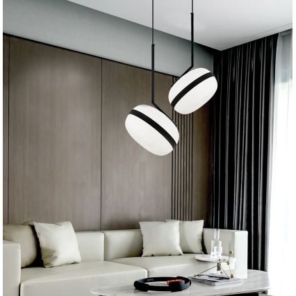 Pendel på kabel PALMA 1xE27/40W/230V sort