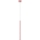 Pendel på kabel PASTELO 1xG9/8W/230V rosa