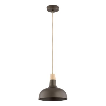 Pendel på kabel RODOS 1xE27/15W/230V brun