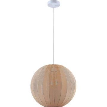 Pendel på kabel SENSAI 1xE27/20W/230V Ø 40 cm beige