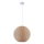 Pendel på kabel SENSAI 1xE27/20W/230V Ø 40 cm beige