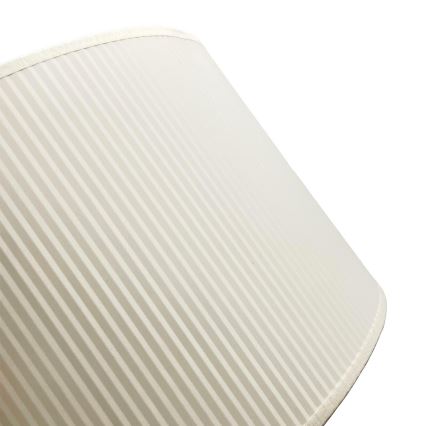 Pendel på kabel SIRJA PLISADO 1xE27/15W/230V Ø 35 cm cremefarvet