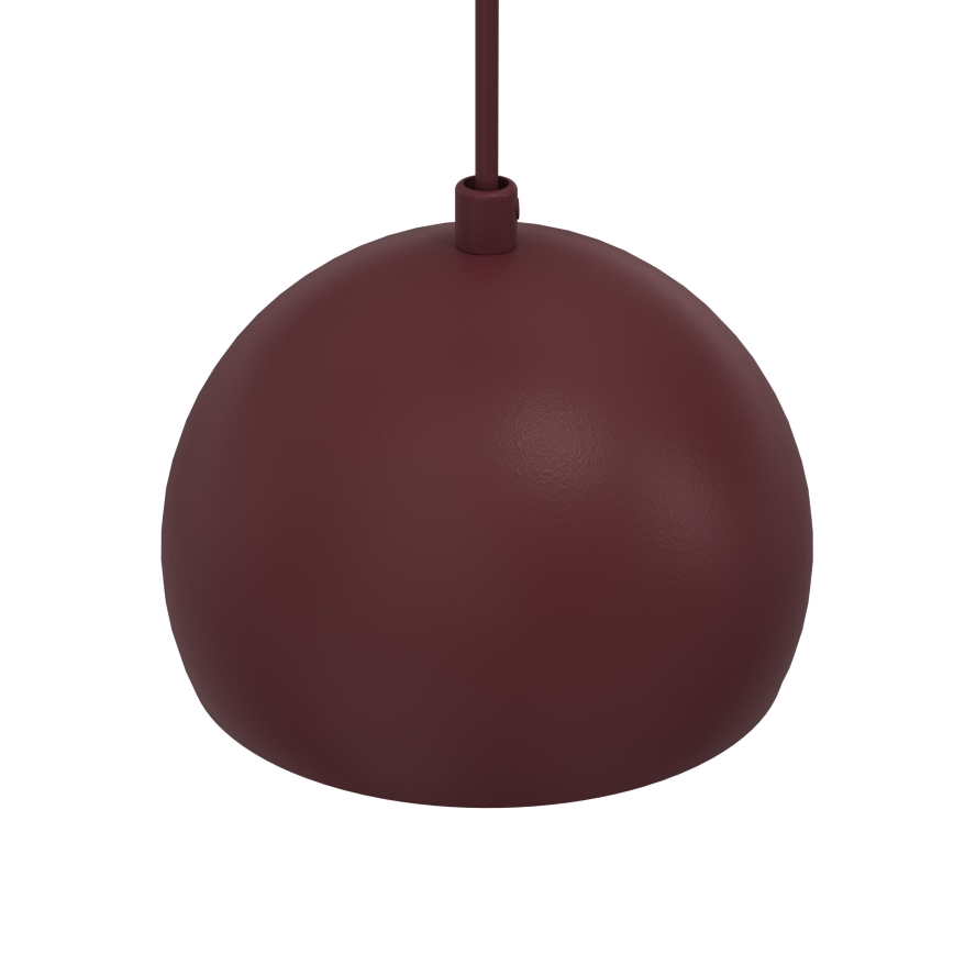 Pendel på kabel SOOL 1xE27/15W/230V Ø 15 cm bordeaux