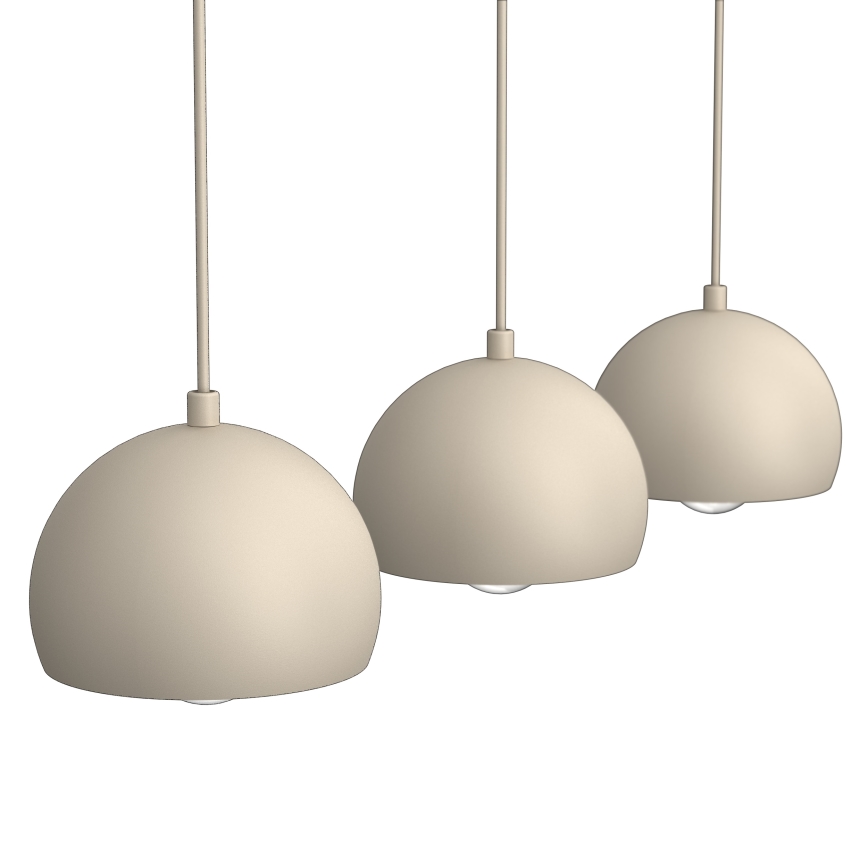 Pendel på kabel SOOL 3xE27/15W/230V, beige