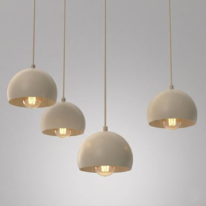Pendel på kabel SOOL 5xE27/15W/230V beige