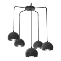 Pendel på kabel SOOL 5xE27/15W/230V, sort