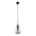 Pendel på kabel SOPHIA 1xE14/10W/230V sort/grøn/røget beige