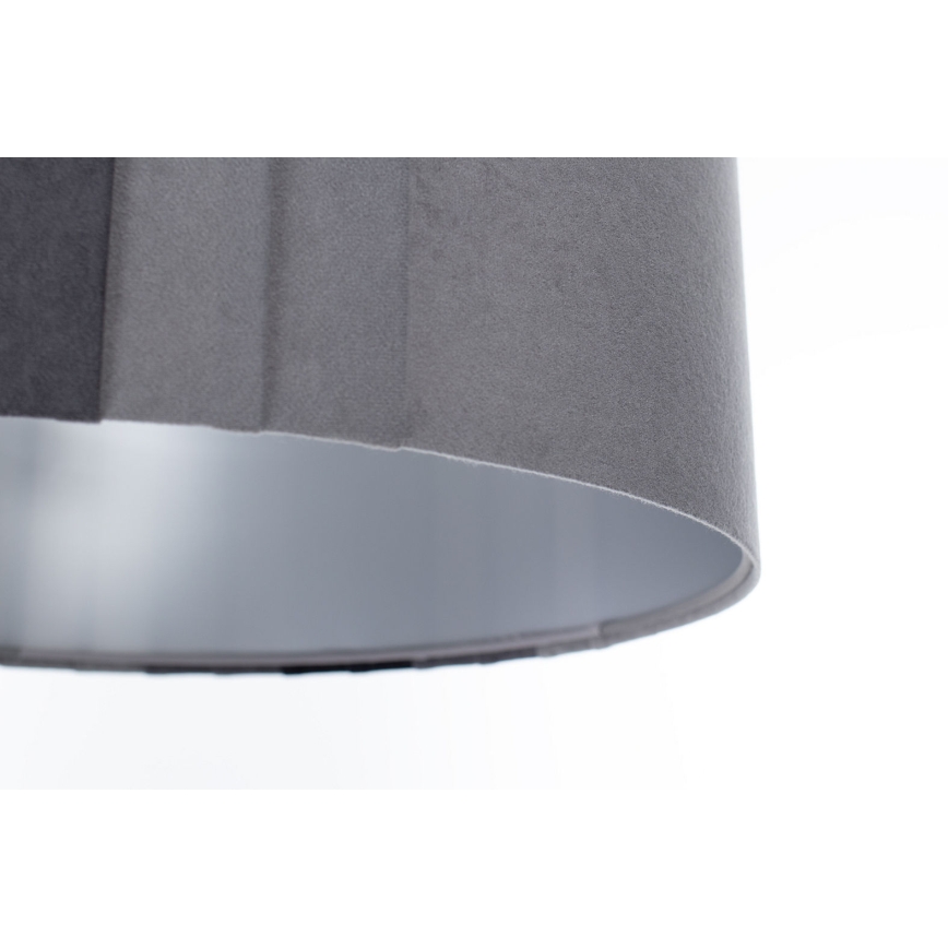 Pendel på kabel STRIPES 1xE27/60W/230V Ø 60 cm grå