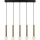 Pendel på kabel TEMPO 5xE27/40W/230V, guldfinish