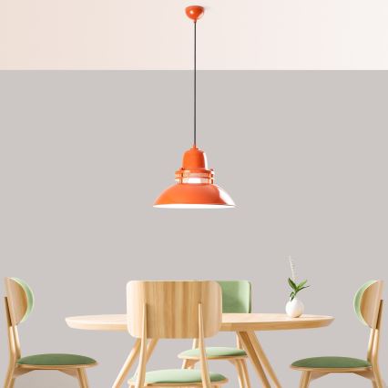 Pendel på kabel TIBET 1xE27/40W/230V orange