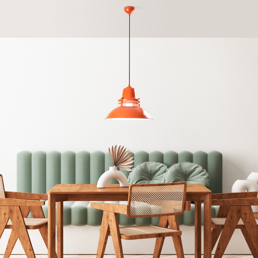 Pendel på kabel TIBET 1xE27/40W/230V orange