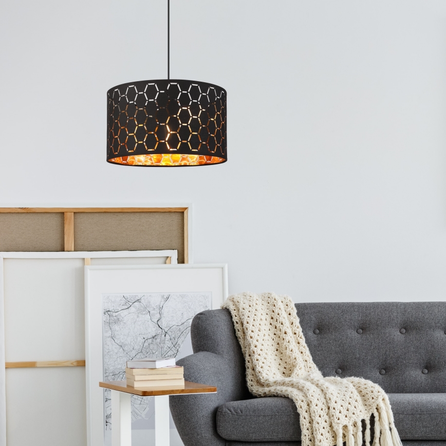 Pendel på kabel ULLE 1xE27/15W/230V sort