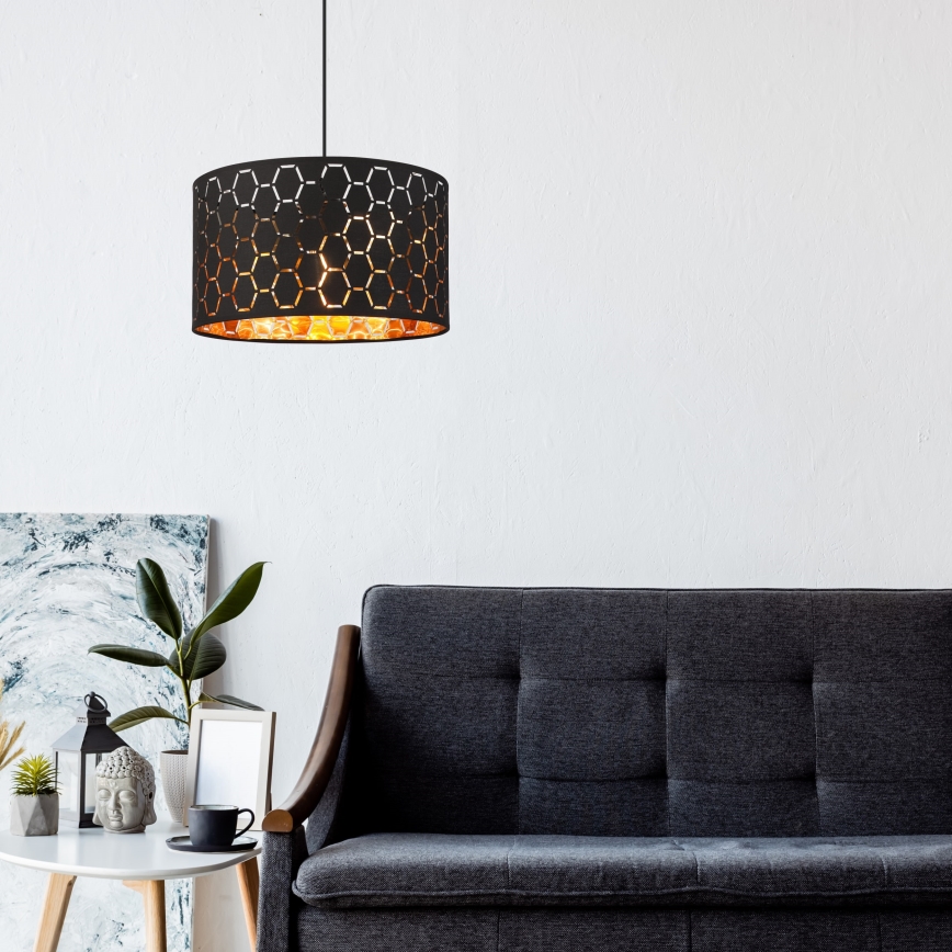 Pendel på kabel ULLE 1xE27/15W/230V sort