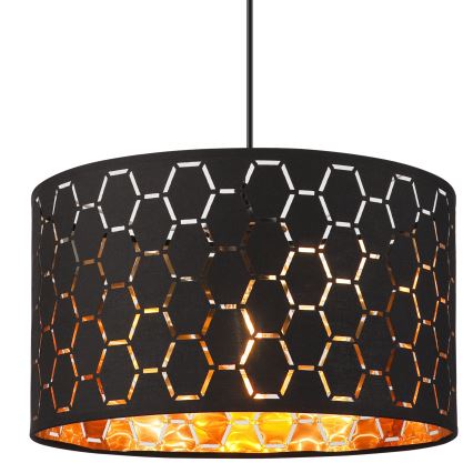 Pendel på kabel ULLE 1xE27/15W/230V sort