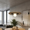 Pendel på kabel UMBRA 1xG9/8W/230V sort/beige