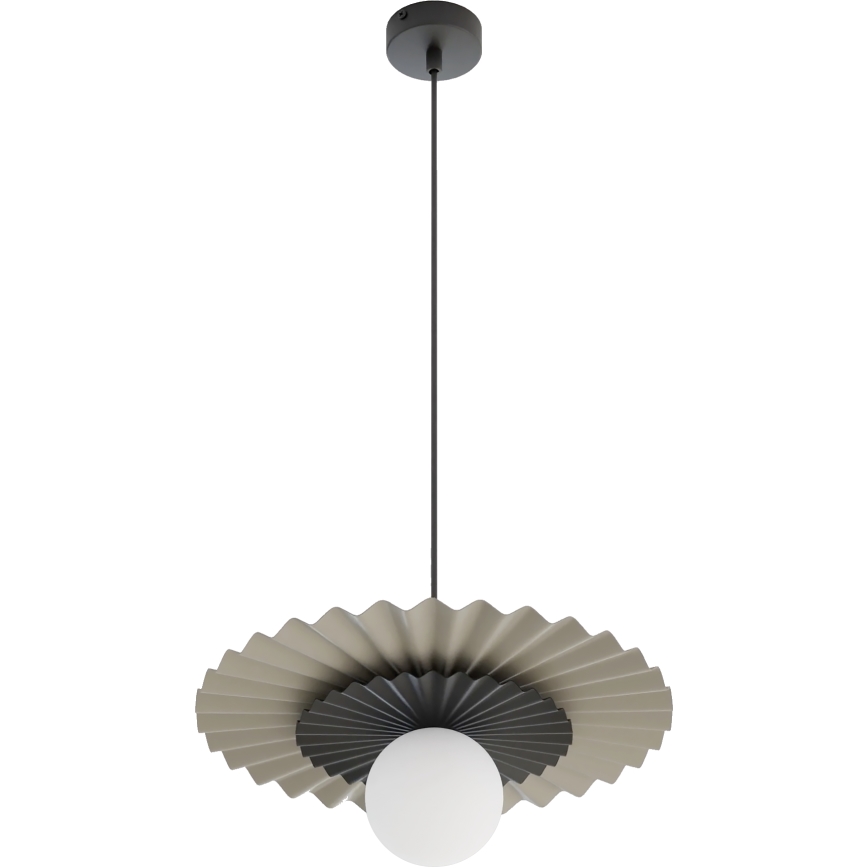 Pendel på kabel UMBRA 1xG9/8W/230V sort/beige