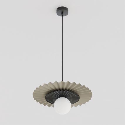 Pendel på kabel UMBRA 1xG9/8W/230V sort/beige