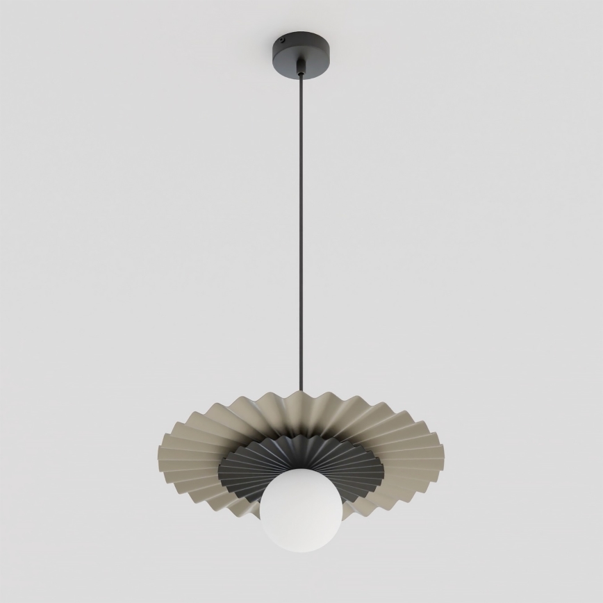 Pendel på kabel UMBRA 1xG9/8W/230V sort/beige