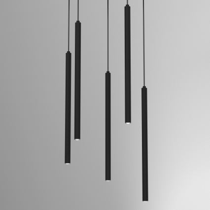 Pendel på kabel YORU 8xG9/8W/230V, sort