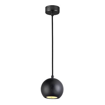 Pendel på ledning 1xGU10/10W/230V Ø 11 cm massiv/ask