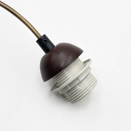 Pendel på ledning AIDA 1xE27/15W/230V Ø 35 cm eg/creme