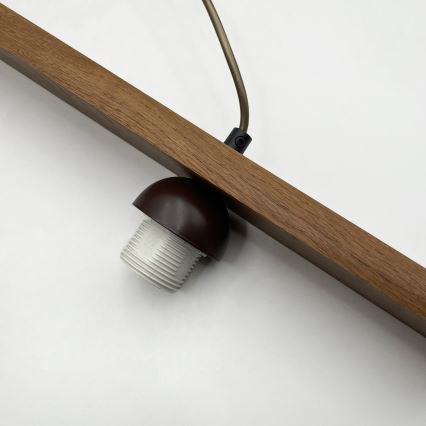 Pendel på ledning AIDA 2xE27/15W/230V Ø 35 cm eg/creme
