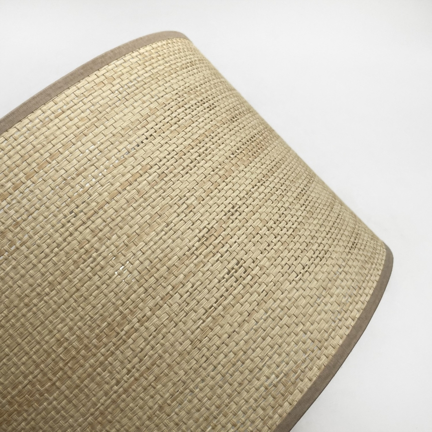 Pendel på ledning AIDA 2xE27/15W/230V Ø 35 cm eg/raffia