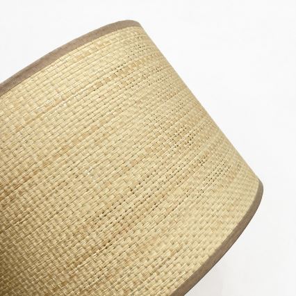 Pendel på ledning AIDA 3xE27/15W/230V Ø 25 cm eg/raffia