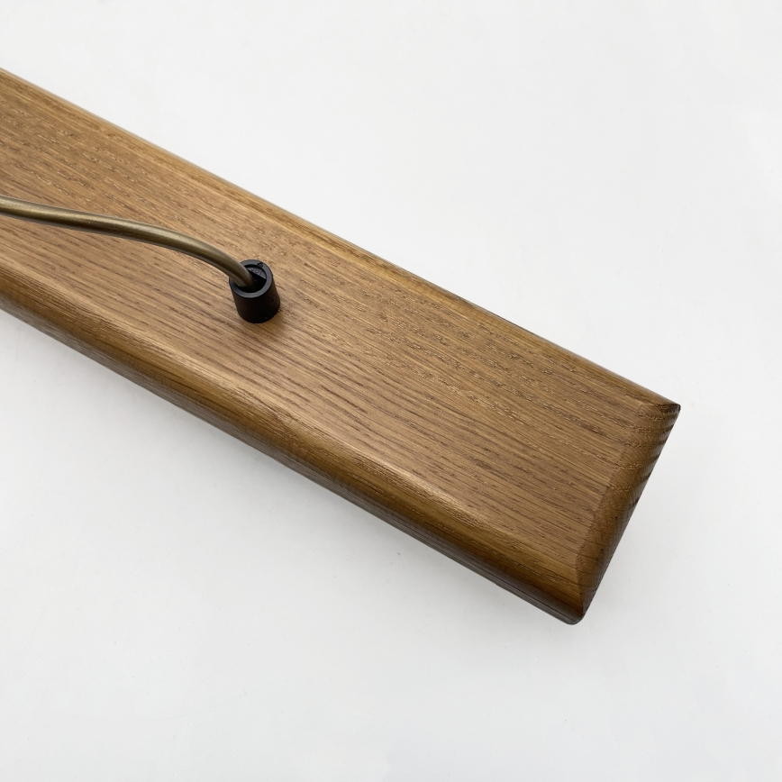 Pendel på ledning AIDA 3xE27/15W/230V Ø 25 cm eg/raffia