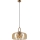 Pendel på ledning AMAYA 1xE27/15W/230V, guld/røget beige