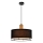Pendel på ledning ARDI 1xE27/40W/230V sort/brun