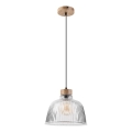 Pendel på ledning ASTA 1xE27/60W/230V Ø 28 cm eg