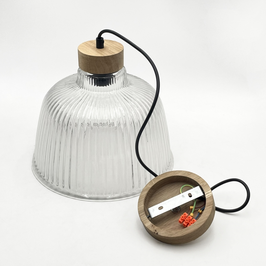 Pendel på ledning ASTA 1xE27/60W/230V Ø 28 cm eg