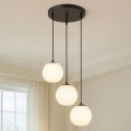 Pendel på ledning BALLISTIC 3xE27/40W/230V, sort