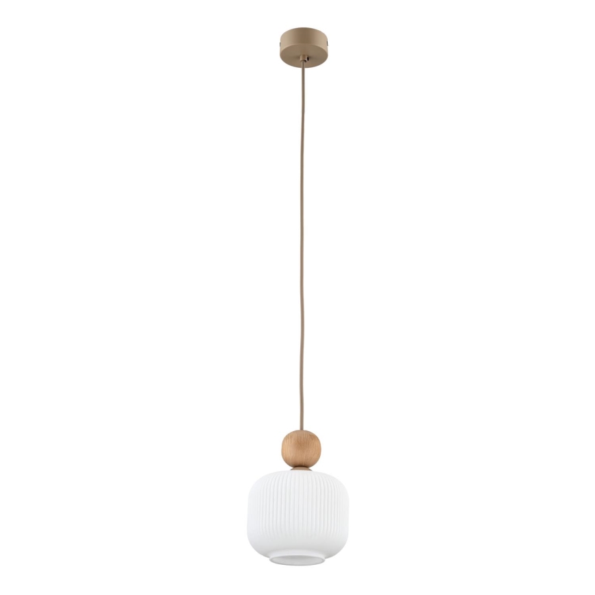 Pendel på ledning BALLO 1xE14/10W/230V beige