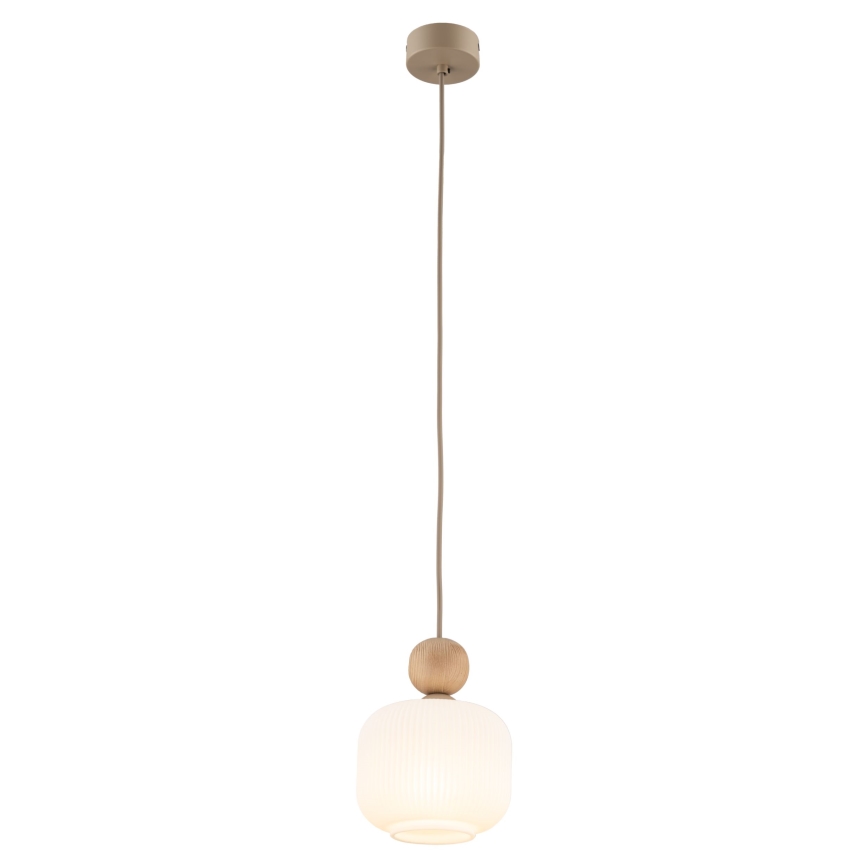 Pendel på ledning BALLO 1xE14/10W/230V beige