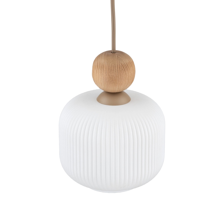 Pendel på ledning BALLO 1xE14/10W/230V beige