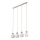 Pendel på ledning BALLO 4xE14/10W/230V beige